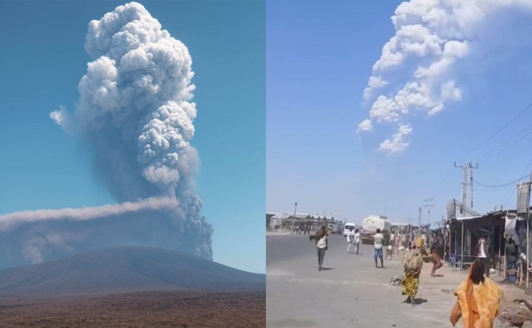 El volcán Hayli Gubbi despierta tras 12 mil años y paraliza el tráfico aéreo