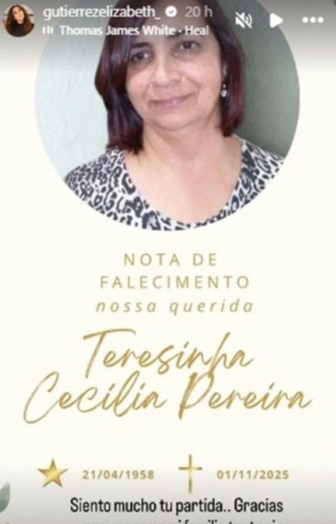 “Un abrazo hasta el cielo”: Elizabeth Gutiérrez en luto por fan 1 Elizabeth Gutierrez en luto por fan
