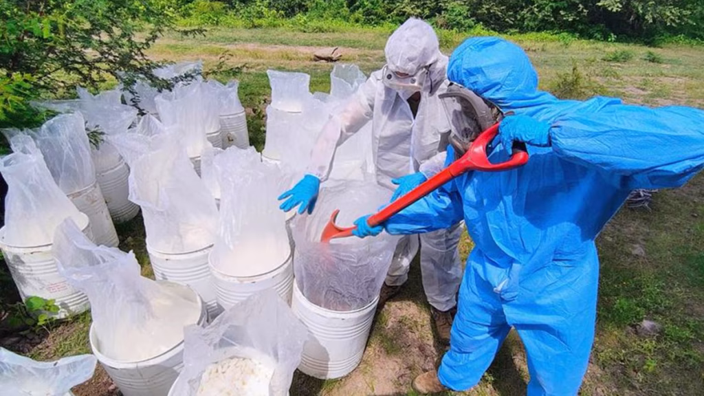 Golpe millonario a la producción metanfetamina en el corazón de Sinaloa