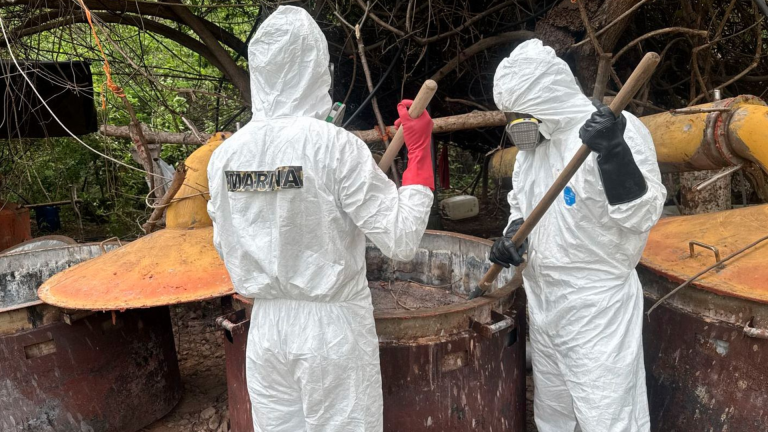 Golpe millonario al narco: Desmantelan laboratorio de fentanilo en Culiacán