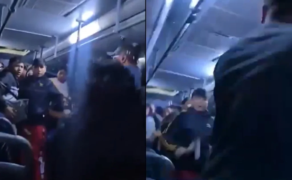 Hacha en Nuevo León: Amenaza con hacha a joven en camión