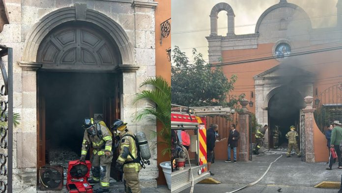 Incendio iglesia Morelia- la furia de los pobladores ante el vandalismo en el templo Incendio iglesia Morelia: la furia de los pobladores ante el vandalismo en el templo