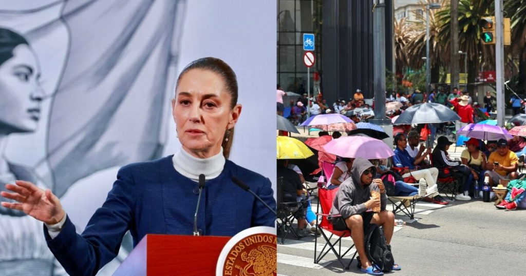 La CNTE intensifica el paro de 48 horas y exige la presencia de Claudia Sheinbaum