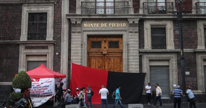La huelga del Monte de Piedad es legal: El escándalo de los 29 millones de pesos del patronato