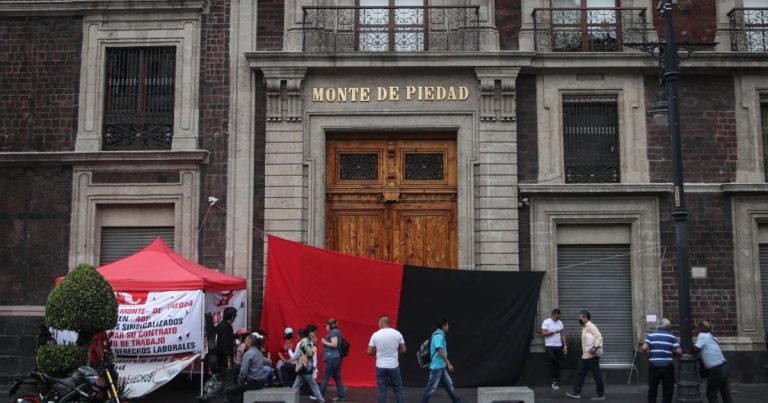 La huelga del Monte de Piedad es legal: El escándalo de los 29 millones de pesos del patronato