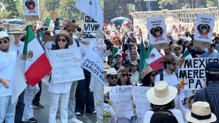 Legisladores revelan quién financia las marchas contra el gobierno en México
