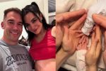 Martha Higareda y Lewis Howes anuncian el nacimiento de sus gemelas tras sustos de salud