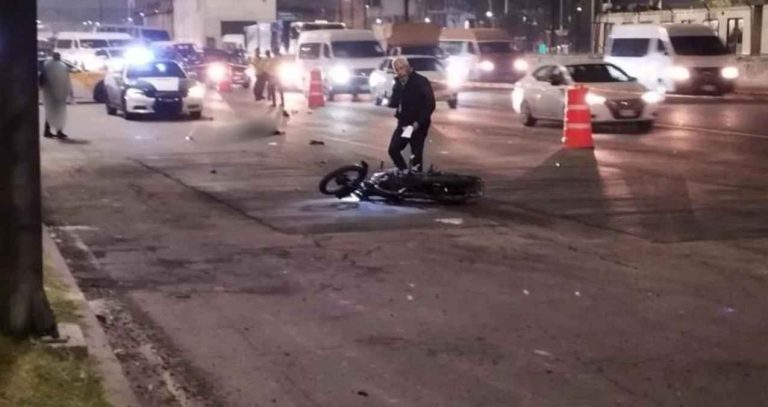 Misterio en Eje 5 Sur: Dos versiones sobre la muerte de motociclista en Iztapalapa
