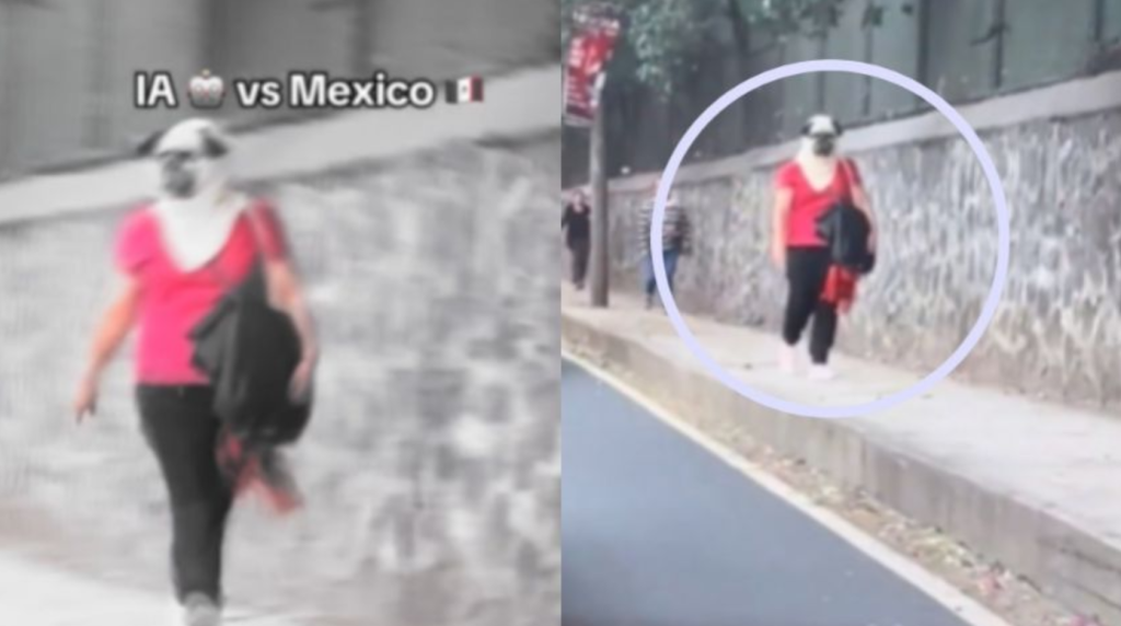 Mujer con cabeza de perro enloquece las redes en México