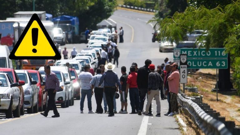 Reporte en vivo: bloqueos en carreteras clave del país hoy 11 de noviembre
