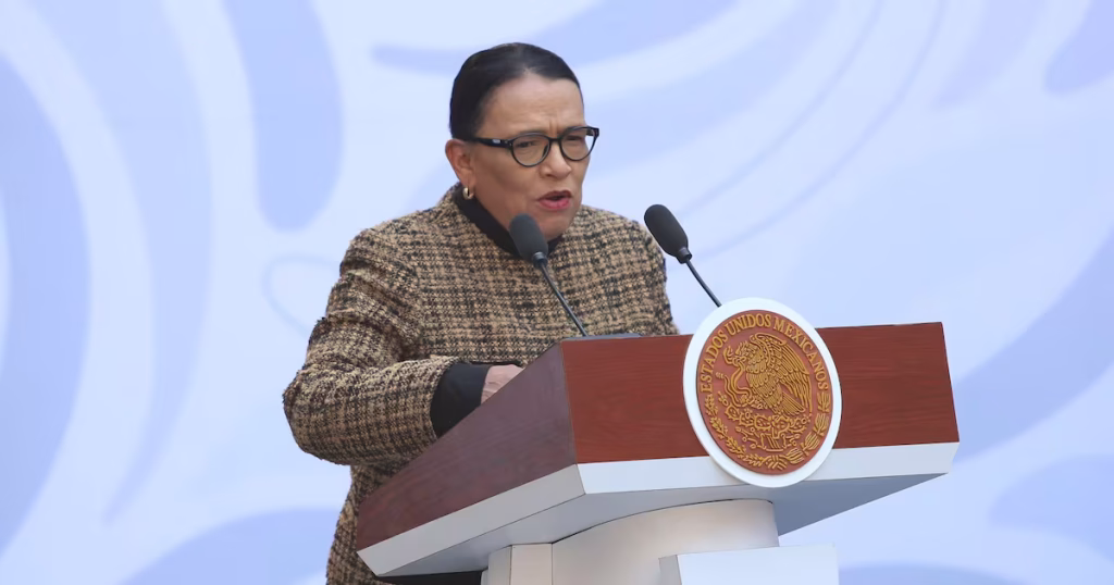 Rosa Icela Rodríguez revela la meta de 4 mil espacios en la recuperación de canchas y bardas