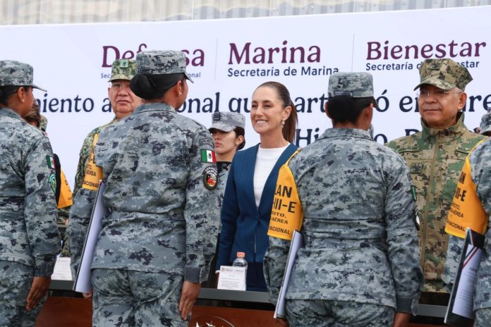 Sheinbaum elogia la respuesta militar- el balance del plan DN-III ante las lluvias de octubre Sheinbaum elogia la respuesta militar: el balance del plan DN-III ante las lluvias de octubre