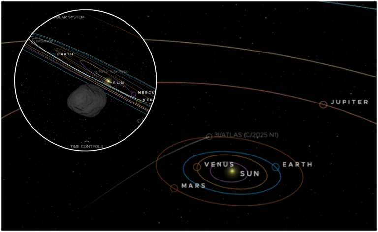 El tercer viajero interestelar que brilla en rayos x y se torna verde