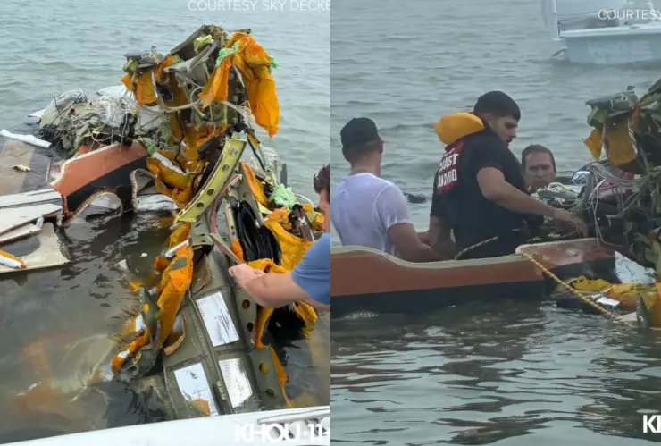 Tragedia en misión humanitaria: aeronave de la Marina se estrella en Galveston