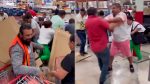 Violenta disputa en supermercado se viraliza: la panadería terminó destruida