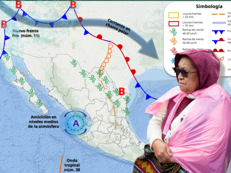 El clima en Baja California: frío extremo y vientos por el frente frío 19