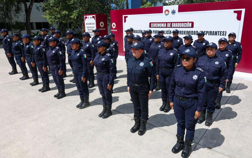 Graduación policial en Cancún: ¿El modelo de proximidad fortalece la seguridad en Benito Juárez?