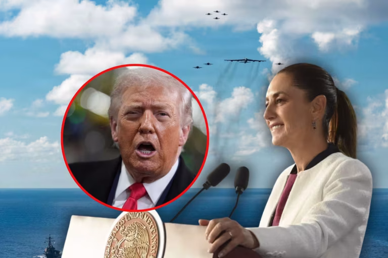 Sheinbaum niega sobrevuelos militares de Estados Unidos en México