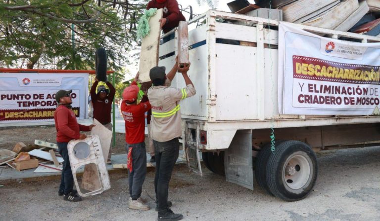 Cancún retoma programa de descacharrización en 2026