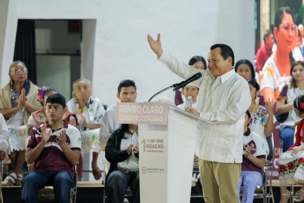 El Renacimiento Maya se construye desde Ticul: Primer informe regional del gobernador Díaz Mena