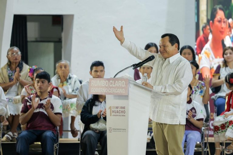 El Renacimiento Maya se construye desde Ticul: Primer informe regional del gobernador Díaz Mena