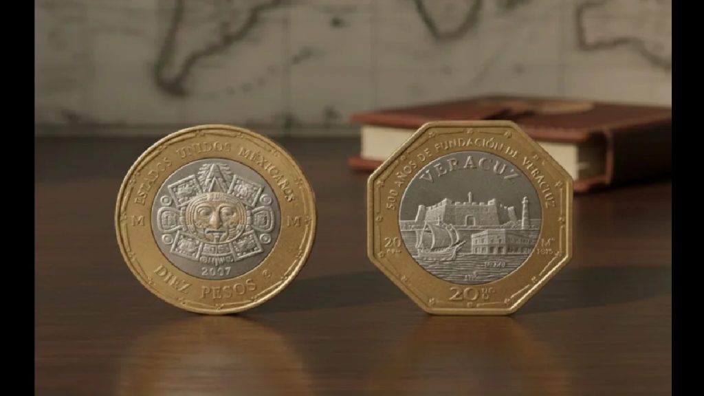 México estrena monedas de 10 y 20 pesos con nuevo diseño y más seguridad