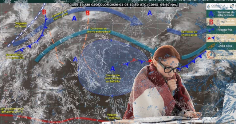 Frente frío 27 México: las heladas que paralizan el país en enero de 2026