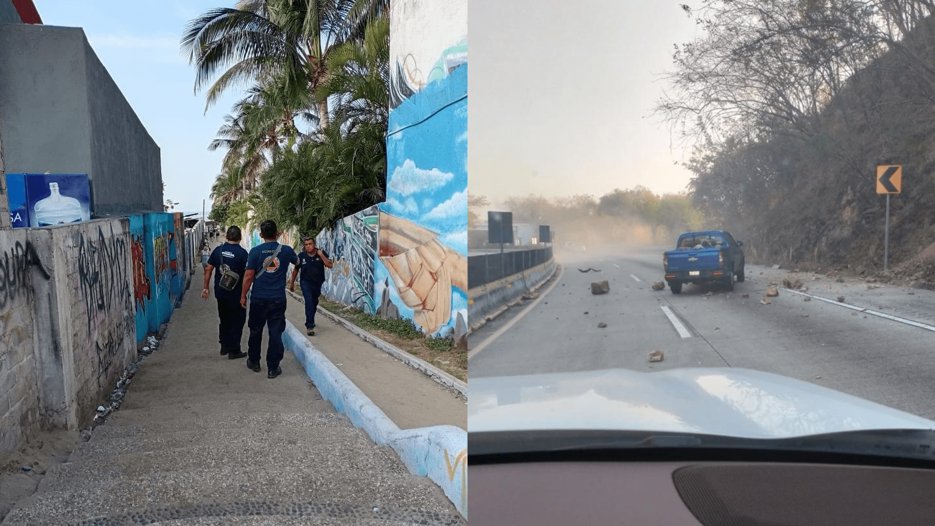 El saldo del sismo de 6.5: el colapso en Acapulco y la respuesta federal