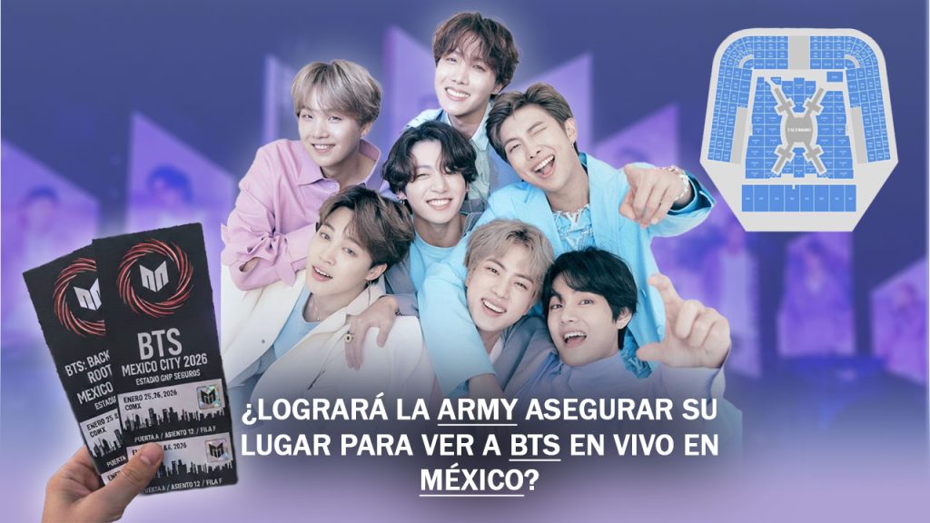 Caos en preventa de BTS en México 2026: Precios, fechas y quejas ARMY