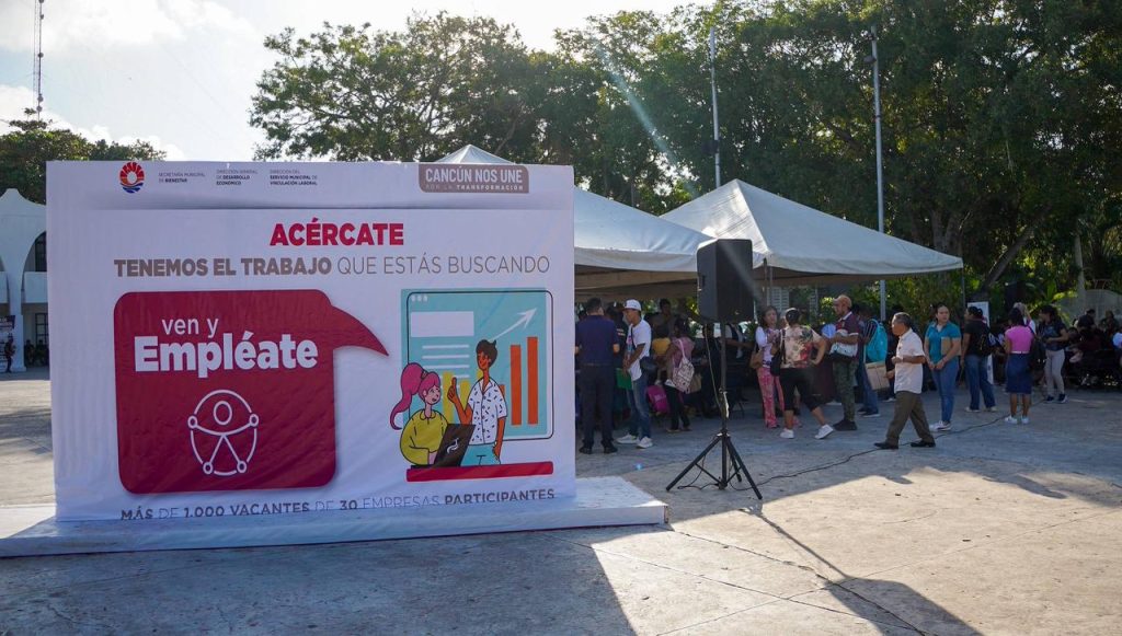Cancún: Más de 2,000 empleos en el primer ‘Ven y Empléate Rosa’ 2026