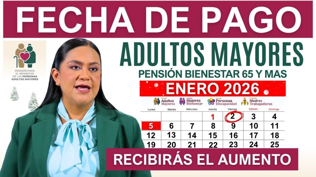 El calendario de pagos de la pensión bienestar en enero de 2026: fechas, montos y controversias