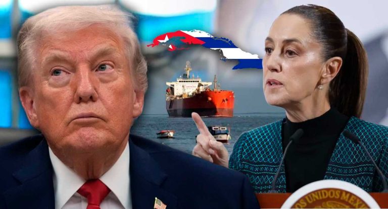 Conflicto: Trump afirma que pidió a Sheinbaum suspender petróleo a Cuba