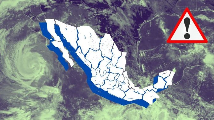 trayectoria-huracan-polo-baja-california-sur Huracán Polo amenaza con lluvias torrenciales en ocho entidades mexicanas