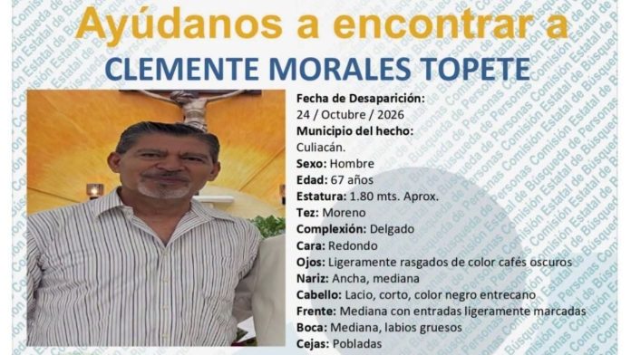 clemente-morales-topete-sacerdote-desaparecido-sinaloa Clemente Morales desaparece en Culiacán y autoridades activan búsqueda