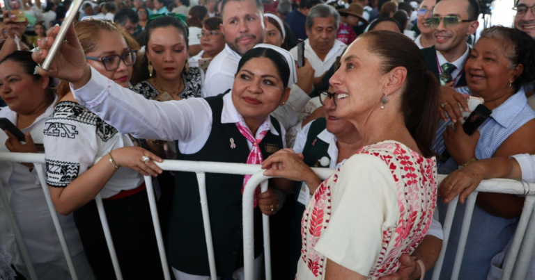 Claudia Sheinbaum inspecciona infraestructura hospitalaria en el sureste